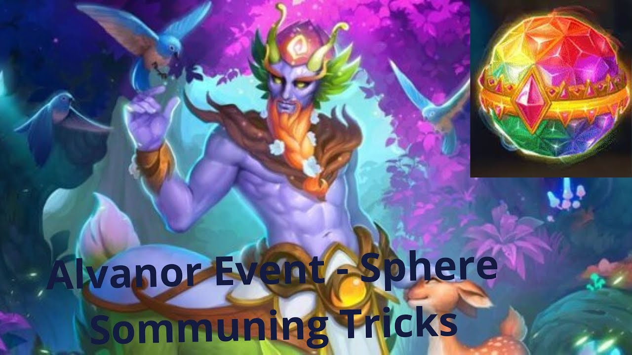 Sphere Summoning and airtifact rings - Alvanor Event Tips - Hero wars mobile