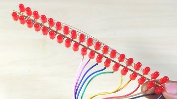 Diffusion LED Chaser using CD4017 ic
