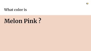 Melon Pink color #f1d4c4 hex Cool Yellow color f1d4c4