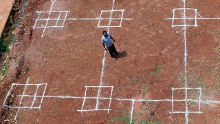 40 X 50 West Face Markout Plan With Centre Line Diagram On Site Top View