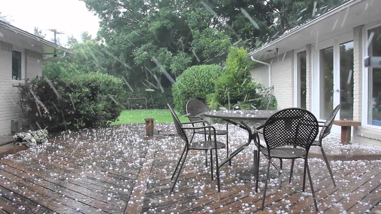 Insane Hail in Dallas, Texas - YouTube