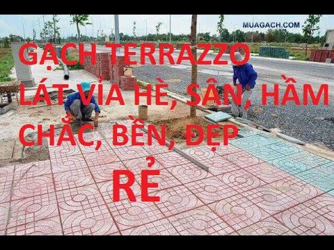 Gạch terrazzo sân vườn giá rẻ