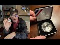 Unboxing the 2025 U.S. Marine Corps 250th Anniversary Silver Dollar from the U.S. Mint