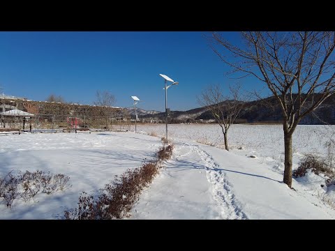 [<strong>4K</strong>] 폭설이 내린, 온세상이 하얀 양수리 걷기 Korea Walking on the Heavy White <strong>Snow</strong>