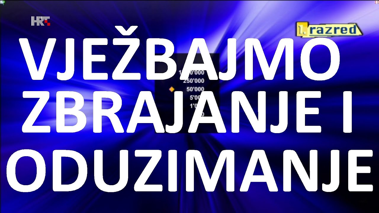 1. razred - Vježbajmo zbrajanje i oduzimanje brojeva do 20