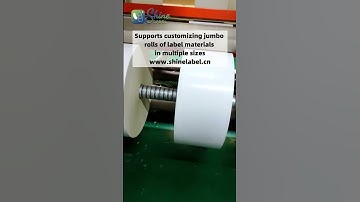 Supports customizing jumbo rolls of label materials in multiple sizes #label #material #factory
