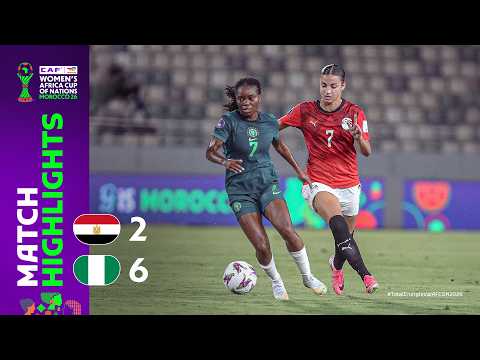 Egypt 2-6 Nigeria | Match Highlights l TotalEnergies WAFCON 2026 l Group C| ملخص مباراة مصر ونيجيريا — football highlights