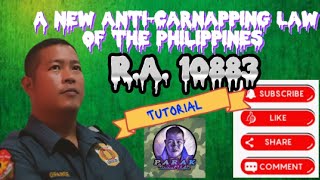A new Anti-Carnapping Law #paraktutorialvideos Vlog no. 12