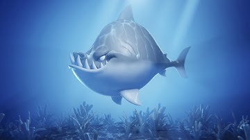 Blender 2.8 Workflow for Shading and Lighting an Underwater Shark Scene (2020)