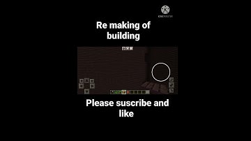 re making of building/#shorts/#gamimg/#minecraft/#gamingshorts/SHADOW GAMING