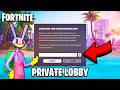How to Create a Private Match in Fortnite!