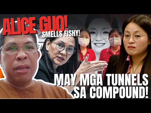 ALICE GUO! SMELLS FISHY! SPY KABA! MAY MGA TUNNELS SA COMPOUND! class=