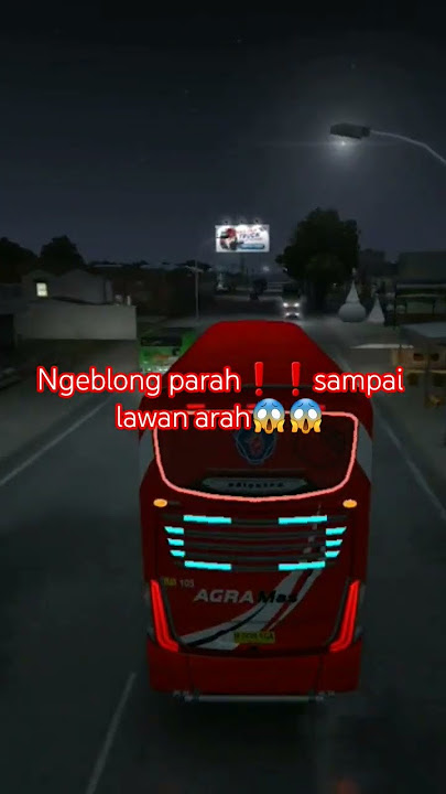 bus double decker ngeblong parah❗❗sampai lawan arah😱😱#