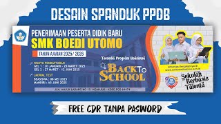 desain spanduk ppdb - free download coreldraw desain spanduk ppdb - free download coreldraw