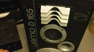 Jamo D165 hifi stereo 3 way speaker review and demo, surprisingly excellent sound quality
