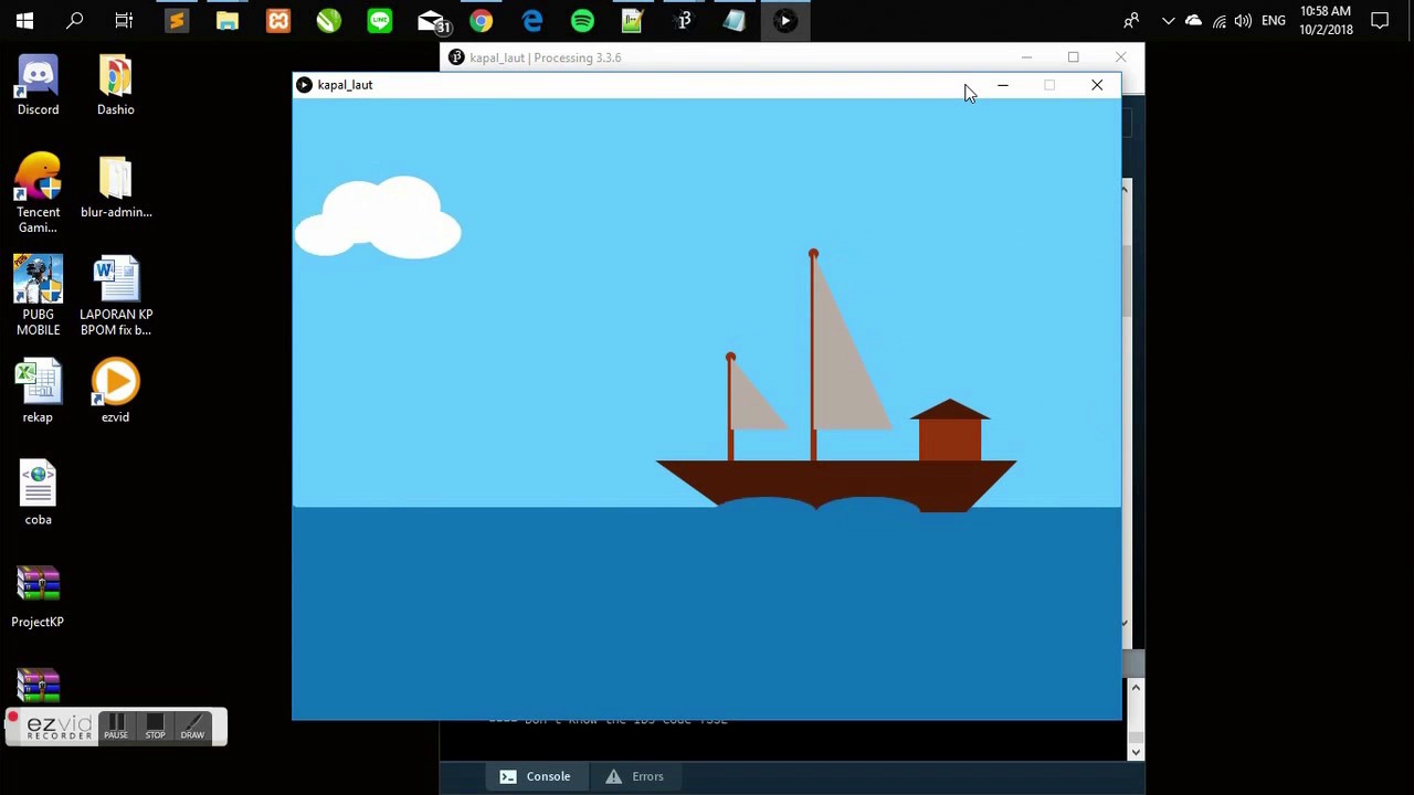 tutorial membuat  animasi  kapal laut menggunakan aplikasi 