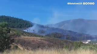 CÁCERES | Avión anfibio del 43Grupo actuando en el incendio forestal de Torrecilla de los Ángeles