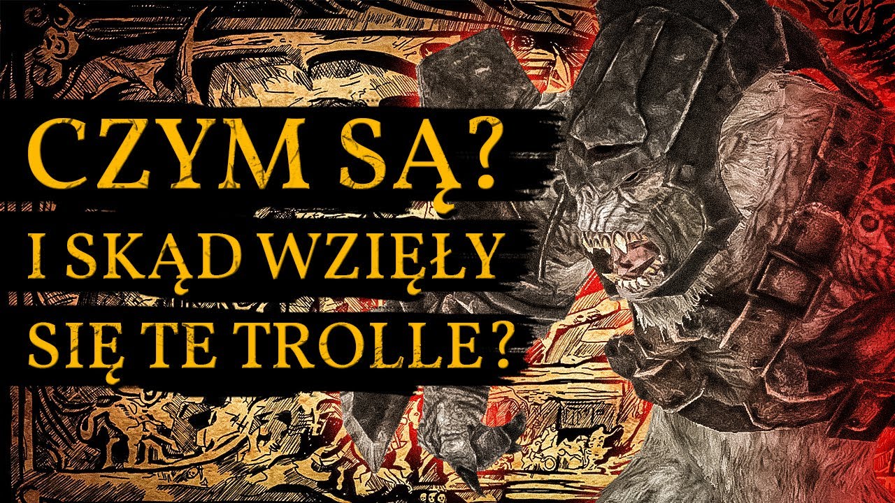 WSZYSTKO o Trollach z THE ELDER SCROLLS! Hisoria Rasy i Legenda Udyrfrykte!