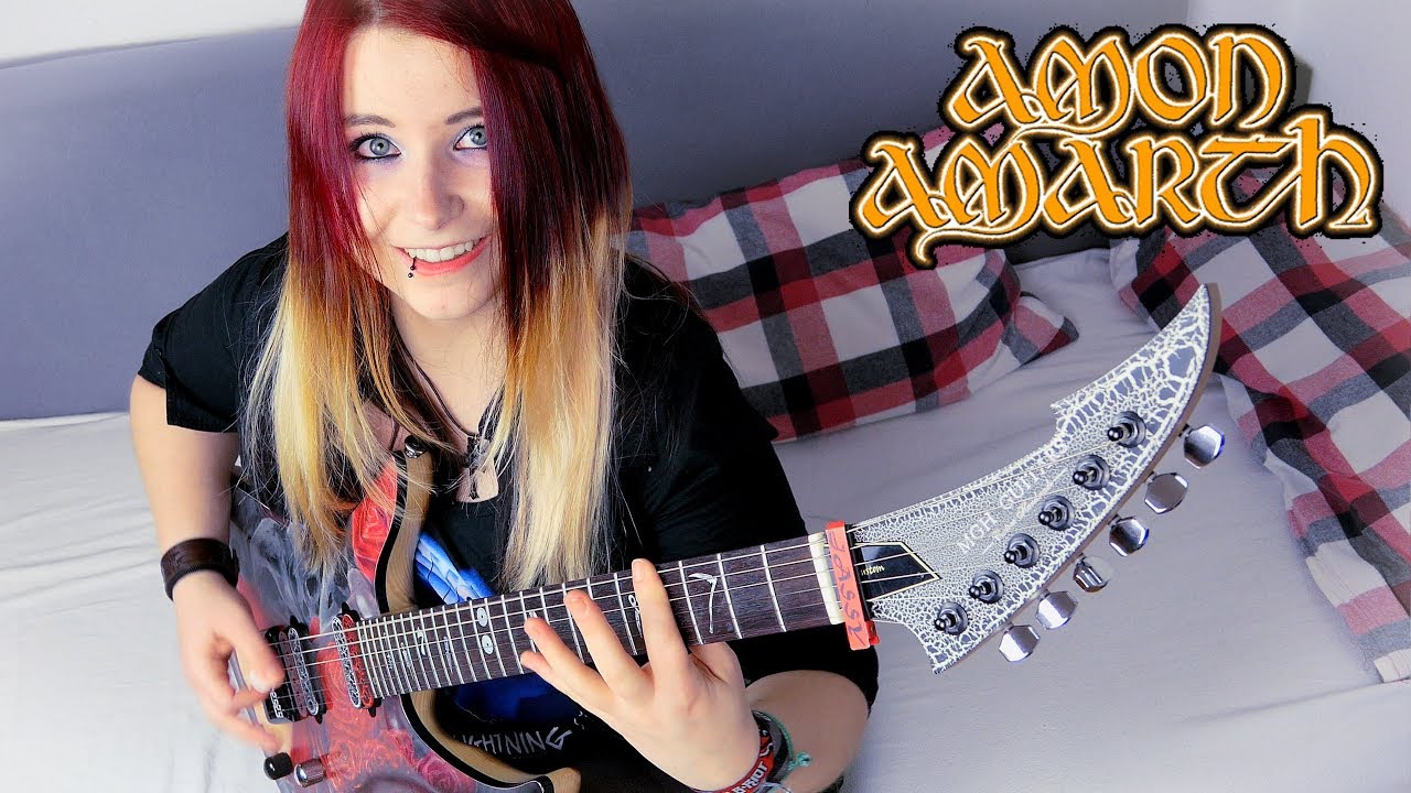 AMON AMARTH Guardians Of Asgaard [GUITAR COVER] with SOLO Jassy J YouTube
