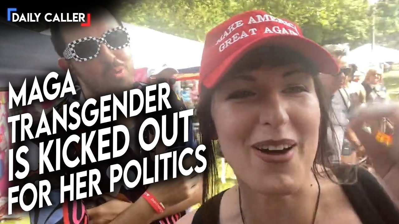 MAGA Hat Wearing Transgender Attacked At Pride!
