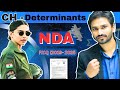 NDA Maths Chapterwise PYQ – determinant Full Analysis year (2019--2025) by thakur sir patna