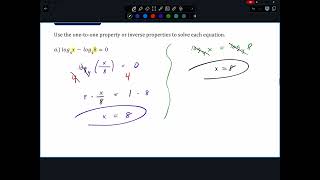 PreCalculus - 3.4 Notes - Solving Exponential and Log Equations - Day 1