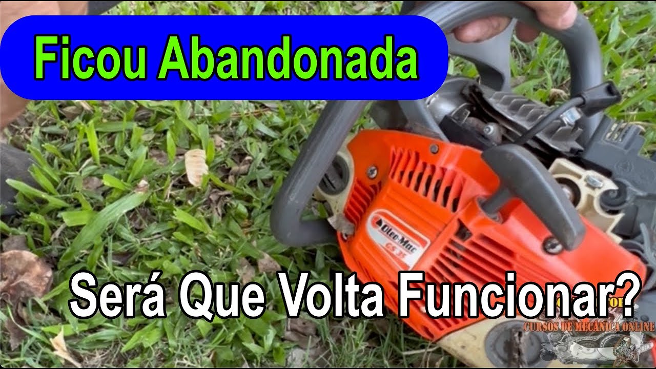 Motosserra Oleo Mac Gs35 Agora Vai. Não Perca o Desafio Co Direito a Brinde.