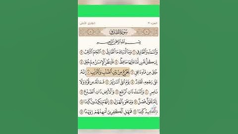 سورة الطارق بصوت  القارئ الشيخ هيثم الدخين