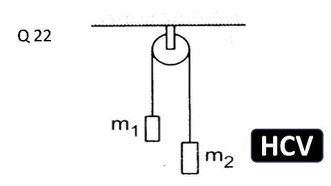 In a simple Atwood machine, two unequal masses m1 and m2 are connected by a string