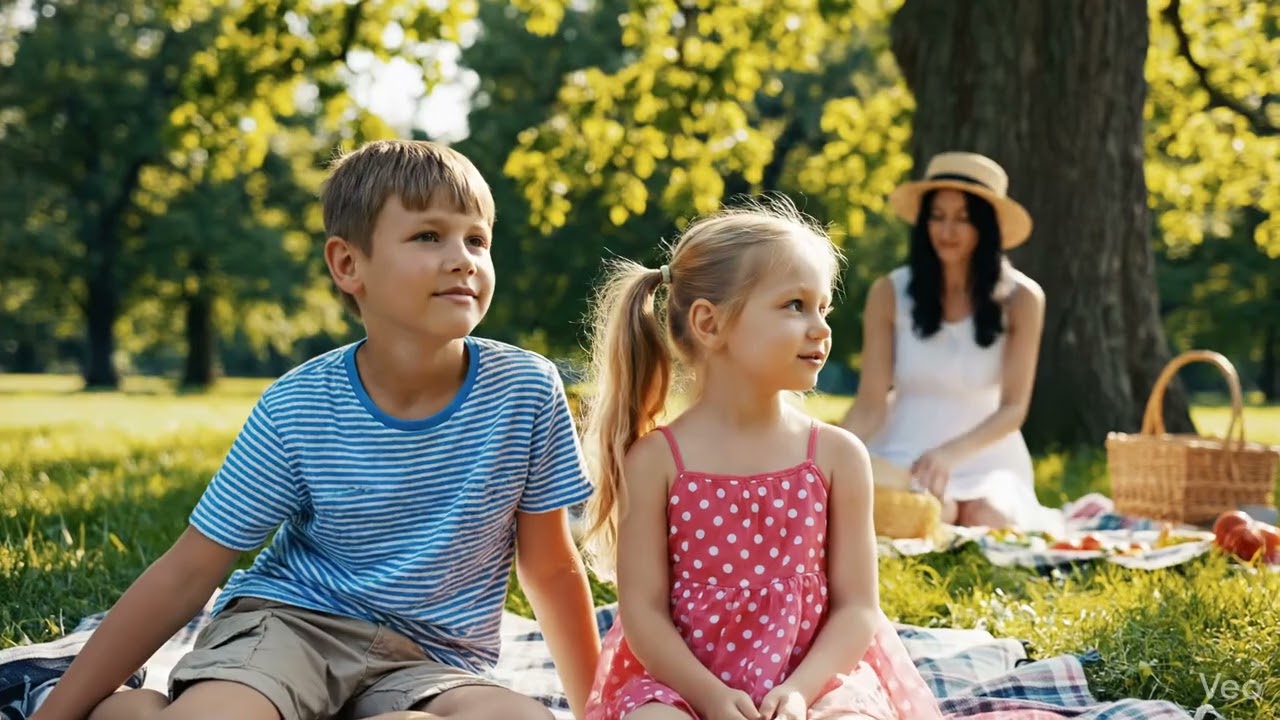 Happy Kids Picnic Time | Family Fun Outdoors ❤️