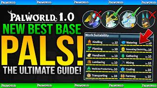 The Best Pals To Work At Your Base - The Ultimate Guide / All Best Working Pals / Palworld 1.0 Guide
Palworld 1.0 All Best Base Worker Pals Guide. In this Palworld video I bring you a complete guide on all the best base working pals, from working pals, to pals to put at your base that buff your other pals via their partner skills, pals to put at your ranch and more. #palworld #palworldgame #palworldgameplay
00:00 Intro & Video Overview
00:33 Best Base Pal Changes With The 1.0 Update
01:18 Best Base Pals That Buff Other Base Pals Work Stats By #1
03:16 Best Pals To Help Working Pals (San, Hunger Depletion Etc)
04:36 All Ranch Pals & Their Drops
04:55 How To Get Ice Organs From Ranch
05:08 How To Get Flame Organs From Ranch
05:21 How To Get Electric Organs From Ranch
05:25 How To Get Venom Glands From Ranch
05:36 How To Get Mushrooms & Cavern Mushrooms From Ranch
05:41 How To Get Red Berries From Ranch
05:49 How To Get Milk From Ranch
05:54 How To Get Honey From Ranch
05:58 How To Get Cotton Candy From Ranch
06:04 How To Get Caramel Cotton Candy From Ranch
06:11 How To Get Eggs From Ranch
06:16 How To Get Various Seeds From Ranch
06:23 How To Get Wool From Ranch
06:34 How To Get Aquatic Pal Fluids From Ranch
06:41 How To Get High Quality Cloth From Ranch
06:47 How To Get High Quality Pal Oil & Gold Coins From Ranch
06:59 How To Get Leather From Ranch
07:07 What Has Changed? - The Best Base Working Pals
09:35 The Best Base Working Pals (Highest Work Stats From Base Level)
10:20 Best Base KINDLING Pals
11:09 Best Base WATERING Pals
11:24 Best Base PLANTING Pals
11:43 Best Base HANDIWORK Pal
11:58 Best Base GENERATING ELECTRICITY Pal
12:04 Best Base GATHERING Pals
12:23 Best Base LUMBERING Pals
12:42 Best Base MINING Pals
12:56 Best Base MEDICINE PRODUCTION Pals
13:13 Best Base COOLING Pals
13:27 Best Base TRANSPORTING Pals
13:46 My Recommendations For Base Working Pals
14:28 Best Base Working Pal Passives
✅►Business Only - dpjsc08@outlook.com
✅►Become A MEMBER Of The Channel - https://www.youtube.com/user/dpjsc08/join
✅►SUBSCRIBE FOR MORE - http://goo.gl/qPP7K
✅►Follow on X - https://x.com/dpjsc08
✅►Follow My Instagram: http://instagram.com/ytdpjsc08
✅►Join My DISCORD - https://discord.gg/ZAc5gGX The Best Pals To Work At Your Base - The Ultimate Guide / All Best Working Pals / Palworld 1.0 Guide