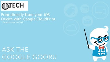 Print directly from your iOS Device with Google Cloud Print