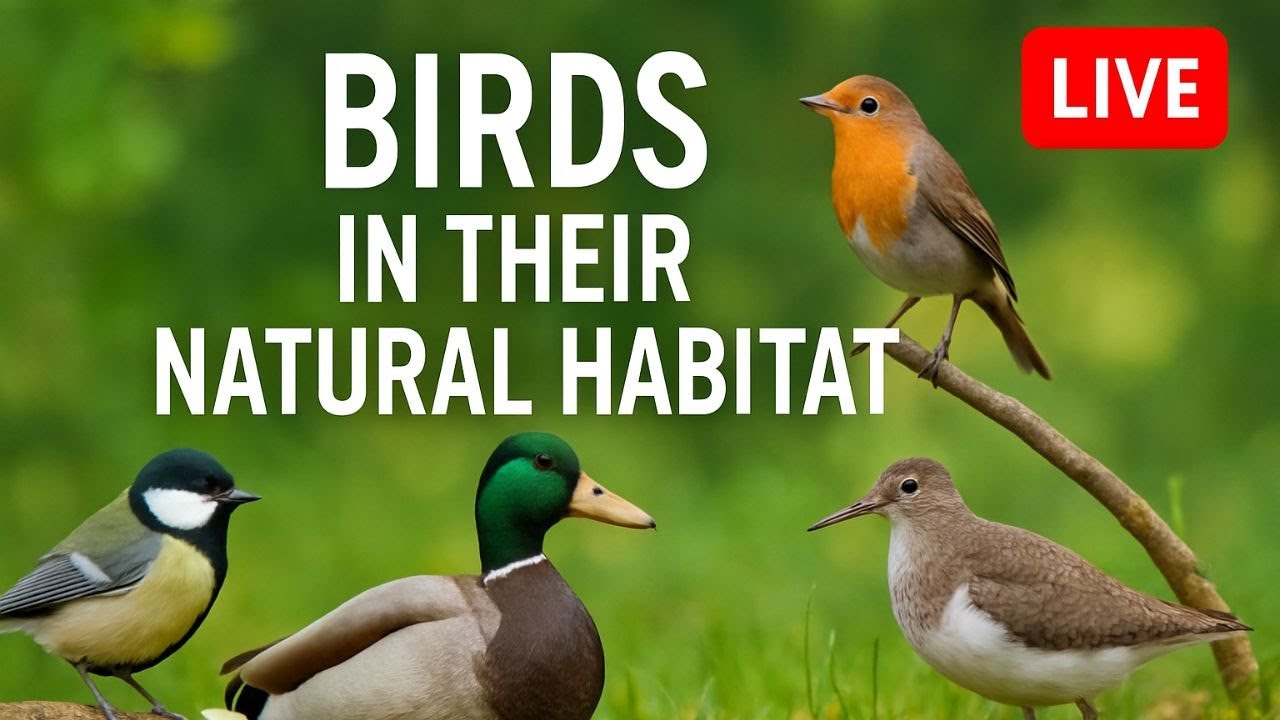 Watch Birds in the Wild | Peaceful Birdwatching Livestream