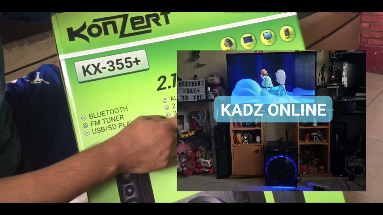 KONZERT KX-355+ 2.1CH SPEAKER SYSTEM (UNBOXING & REVIEW)