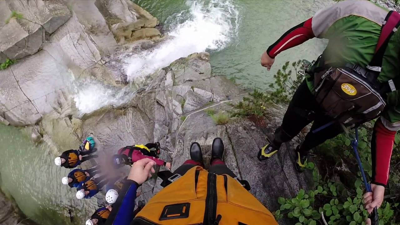 Canyoning the Swiss Alps YouTube