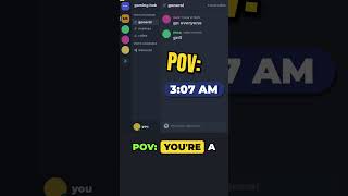 POV: you're a Discord mod at 3 AM 💀 #shorts