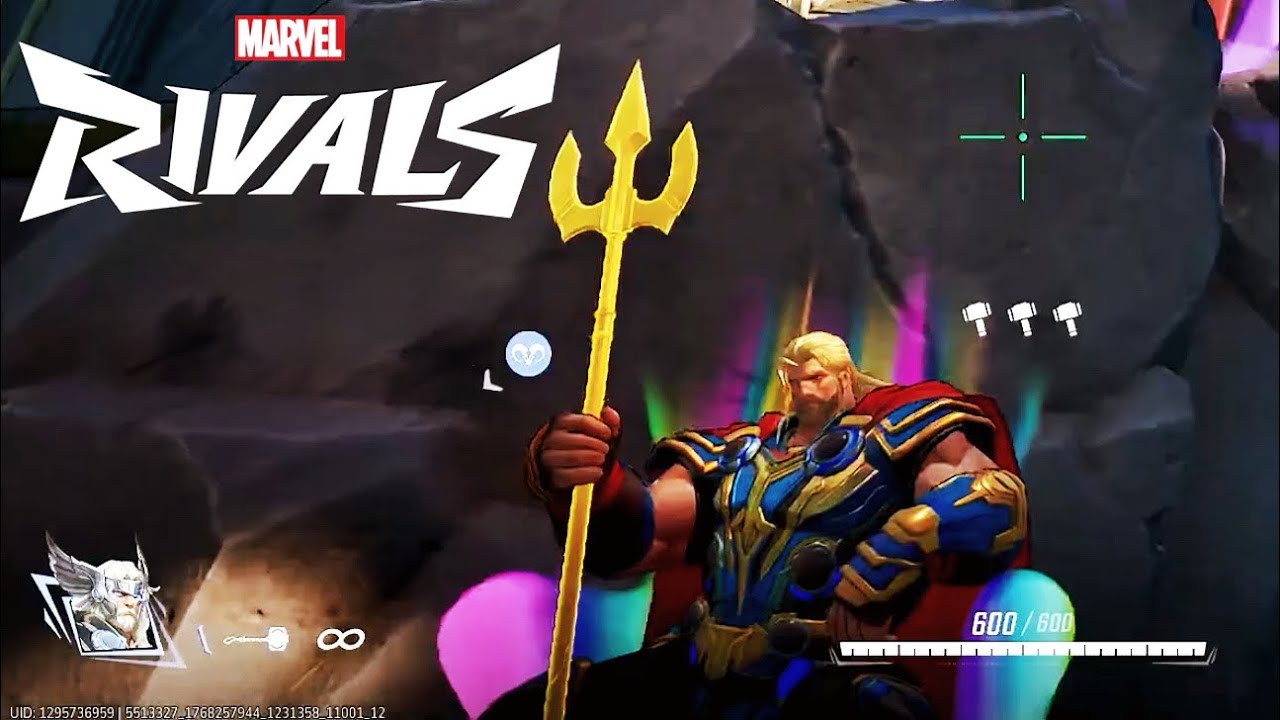 [Marvel Rivals] This is MVP Thor's Moves in Ranked