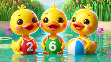 Chú Vịt Con - Một Con Vịt - Nhạc Thiếu Nhi - Ca Nhạc Hoạt Hình Vịt Mẹ Và Đàn Con Nhiều Màu Sắc