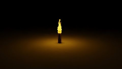 Torch Fire Simulation | Blender Tutorial