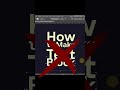 Adobe Illustrator tip 100….. How to Make Text Block...! #illustratortips #adobeillustrator