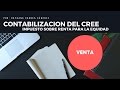 Venta con CREE (Contabilización ).