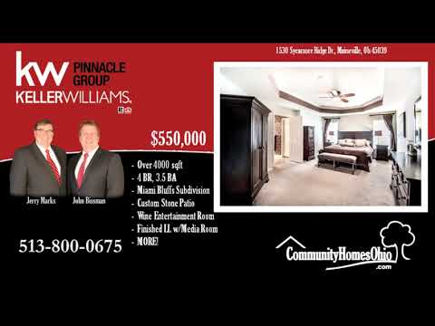 1530 Sycamore Ridge Dr, Maineville, OH home video tour