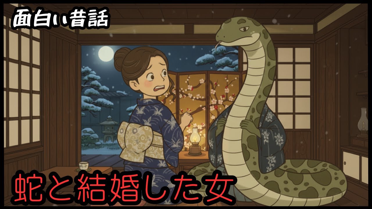 蛇に嫁いだ女 I 楽しい昔話 I 世界の昔話