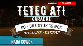 TETEG ATI KARAOKE KOPLO NADA COWOK - TIARA LINGGAR (DAMARA DE) VERSI DENNY CAKNAN
