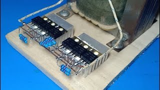 How to make 100w inverter , Amazing idea with mosfet