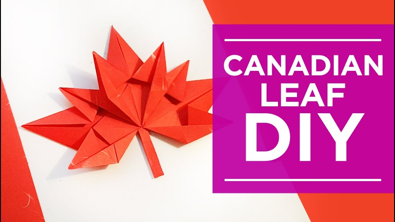 Fold An Origami Maple Leaf for Canada's Birthday! - Origami Expressions
