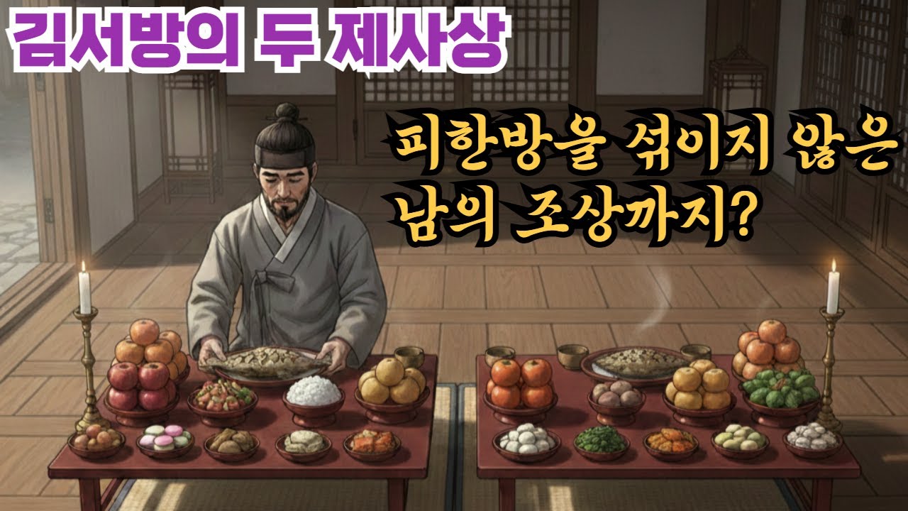 피한방울 안섞인  남의조상까지  두개의 제사상 차리는 사내, 정성이 성씨 보다 깊고 중요