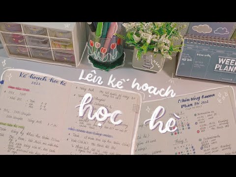 Video MÌNH LÊN KẾ HOẠCH TỰ HỌC HÈ CHO NĂM CUỐI CẤP 2 NHƯ THẾ... - youtube