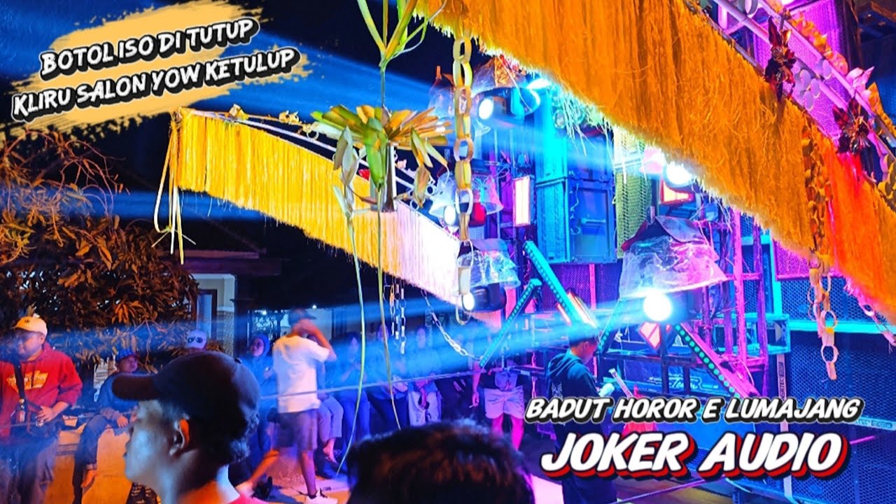 Bukan Kaleng Kaleng,, JOKER AUDIO Sound Badut HOROR Anti Tulup Dari Lumajang||Karnaval Banjarasri