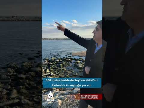 Ekmen Kazanlı'da yarım kalan inşaat temelinin başında konuştu
